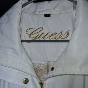 Guess Women's White Jacket